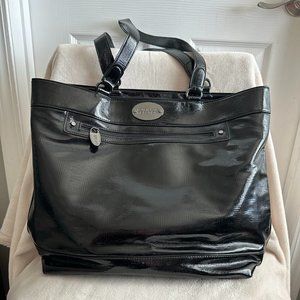 Black patent laptop bag - Kenneth Cole Reaction